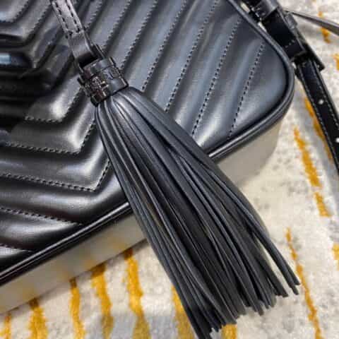 Saint laurent Ysl Lou Bag 相机包 520534黑色黑扣