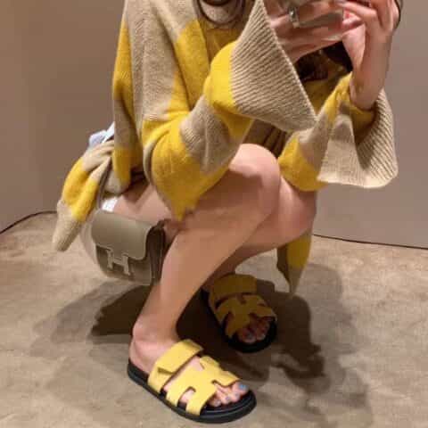 Hermes爱马仕  ???? H家 春夏新款二舅拖鞋