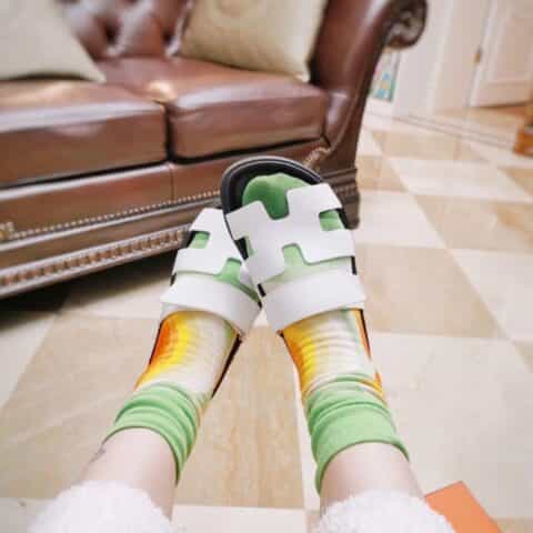 Hermes爱马仕  ???? H家 春夏新款二舅拖鞋