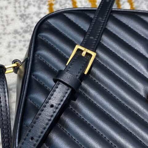 Saint laurent Ysl Lou Bag 相机包 520534黑色金扣