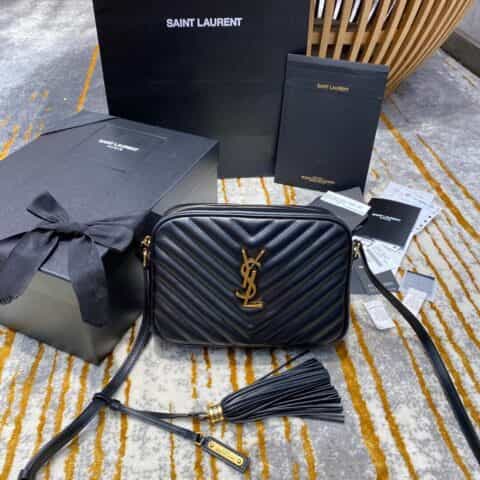 Saint laurent Ysl Lou Bag 相机包 520534黑色金扣