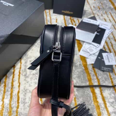 Saint laurent Ysl Lou Bag 相机包 520534黑色银扣