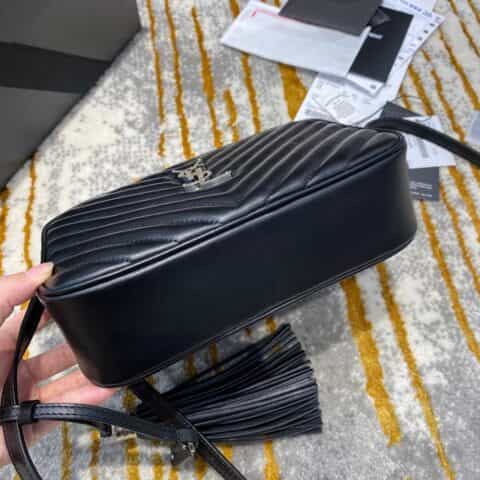Saint laurent Ysl Lou Bag 相机包 520534黑色银扣