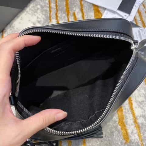 Saint laurent Ysl Lou Bag 相机包 520534黑色银扣