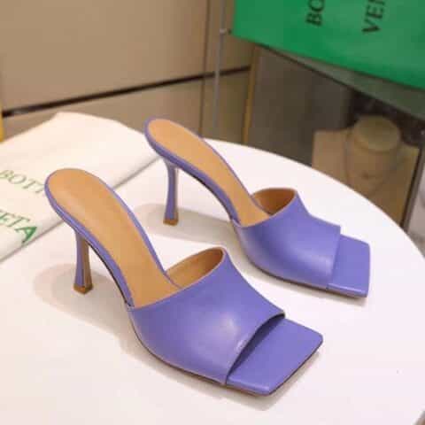Bottega veneta/BV21FW早春新款方头高跟凉鞋