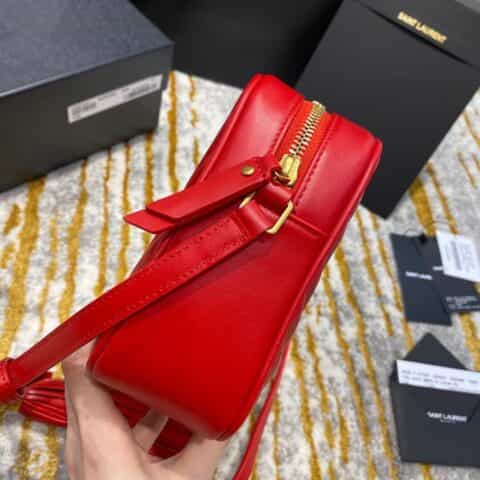 Saint laurent Ysl Lou Bag 相机包 520534红色金扣