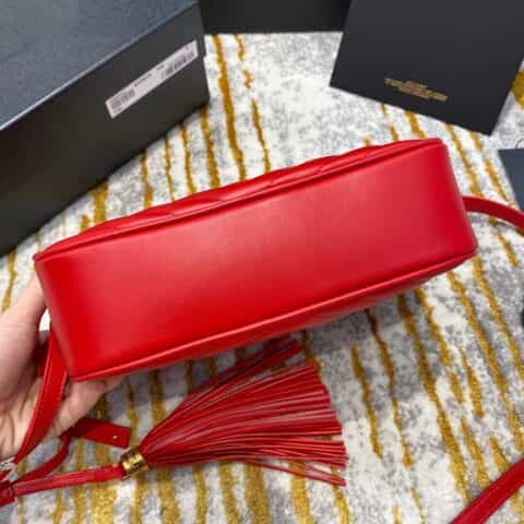 Saint laurent Ysl Lou Bag 相机包 520534红色金扣