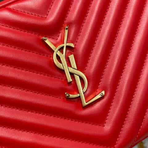 Saint laurent Ysl Lou Bag 相机包 520534红色金扣