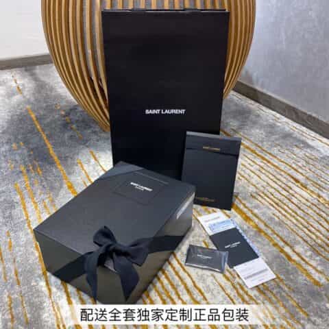 Saint laurent Ysl Lou Bag 相机包 520534杏色金扣