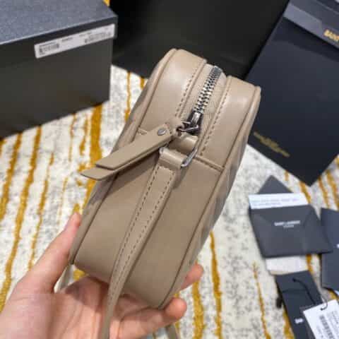 Saint laurent Ysl Lou Bag 相机包 520534奶茶色银扣