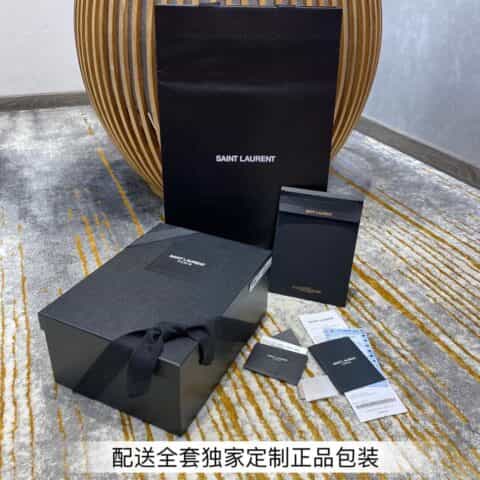 Saint laurent Ysl Lou Bag 相机包 520534奶茶色银扣