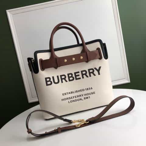 Burberry巴宝莉铆钉装饰托特包款The Belt 贝尔特包