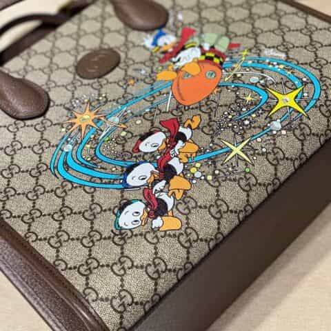 Disney x Gucci Donald Duck tote bag 648134 2N0AT 8679