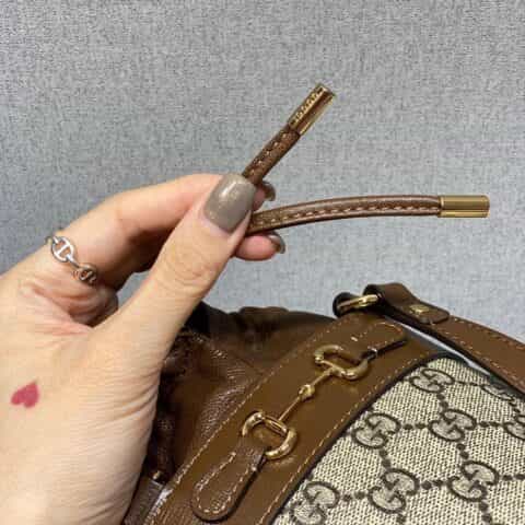 Gucci Horsebit 1955 small bucket bag 637115 92TPG 8563