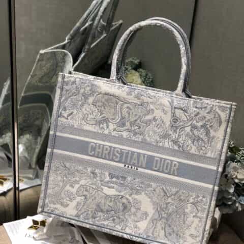 Dior Book Tote Greystone 托特包