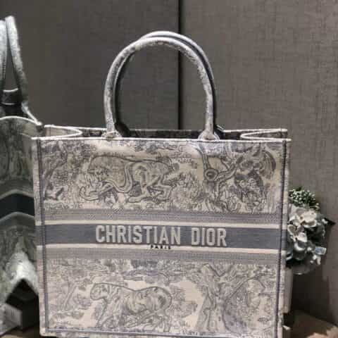 Dior Book Tote Greystone 托特包