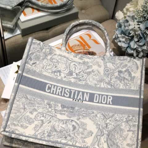 Dior Book Tote Greystone 托特包