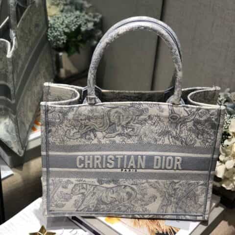 Dior Book Tote Greystone 托特包