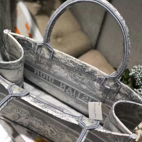 Dior Book Tote Greystone 托特包