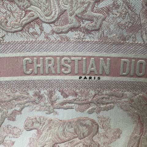 Dior Book Tote粉色丛林托特包