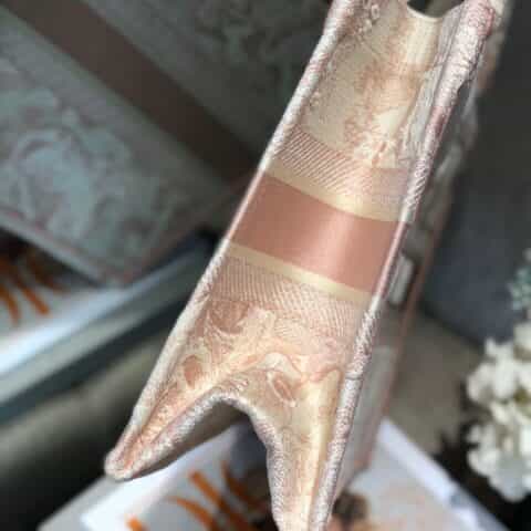 Dior Book Tote粉色丛林托特包