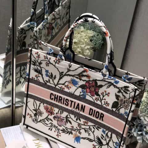 Dior Book Tote甄选月季刺绣托特包