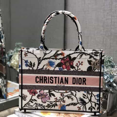 Dior Book Tote甄选月季刺绣托特包