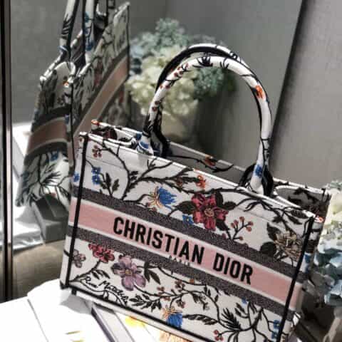 Dior Book Tote甄选月季刺绣托特包