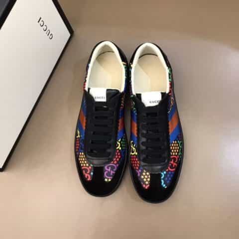 GUCCI古驰   2020早春系列魔幻跳跳糖系列Ace系列情侣运动鞋