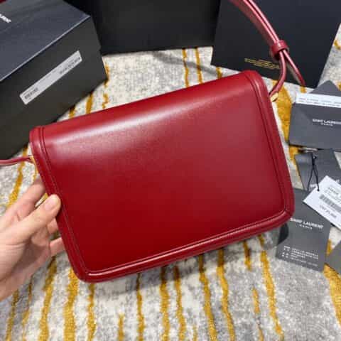 Saint laurent Ysl Solferino Box bag 酒红634305 634306