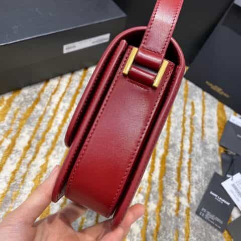 Saint laurent Ysl Solferino Box bag 酒红634305 634306