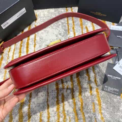 Saint laurent Ysl Solferino Box bag 酒红634305 634306