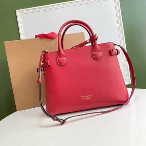 Burberry巴宝莉粒纹小牛皮The Banner 班纳手袋7941