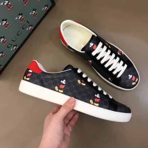 GUCCI古驰   2020早春系列Disney x Gucci Ace系列情侣GG运动鞋