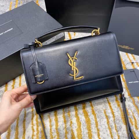 Saint laurent Ysl New medium sunset日落包 634723黑色