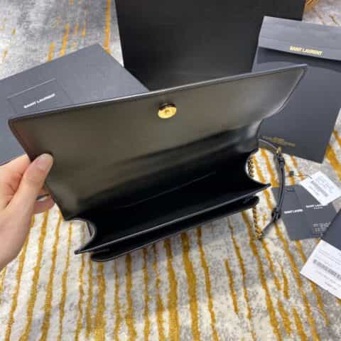 Saint laurent Ysl New medium sunset日落包 634723黑色
