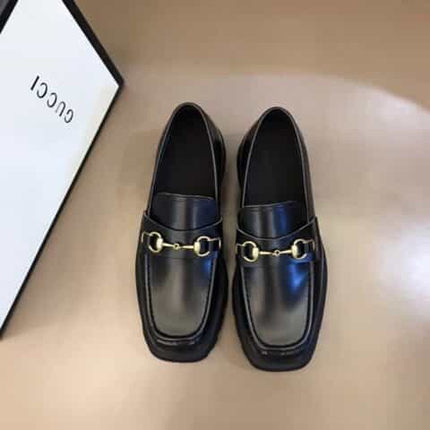GUCCI古驰   头层小牛皮内里G～家男士厚底正装休闲皮鞋