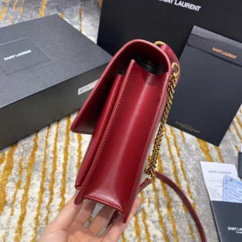 Saint laurent Ysl New medium sunset日落包 634723浅酒红色
