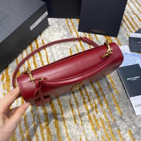 Saint laurent Ysl New medium sunset日落包 634723浅酒红色