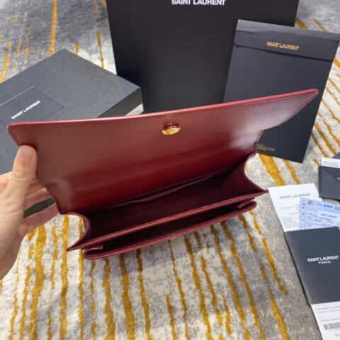 Saint laurent Ysl New medium sunset日落包 634723浅酒红色