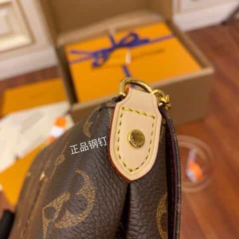 Louis Vuitton LV Favorite老花翻盖链条包单肩斜挎包M40718