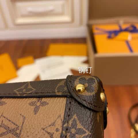 Louis Vuitton LV Vertical Trunk Pochette手机包 M67873