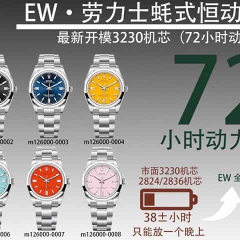 劳.力士Rolex蚝式恒动型36MM系列定制版3230机芯机械腕表