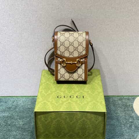 Gucci 1955 Horsebit 手机包 625615 92TCG 8563