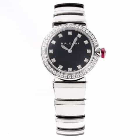 宝.格丽（BVLGARI）LVCEA 系列18K玫瑰金进口瑞士石英机芯腕表
