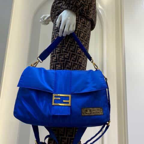 FENDI芬迪尼龙材质手提肩背包0131L