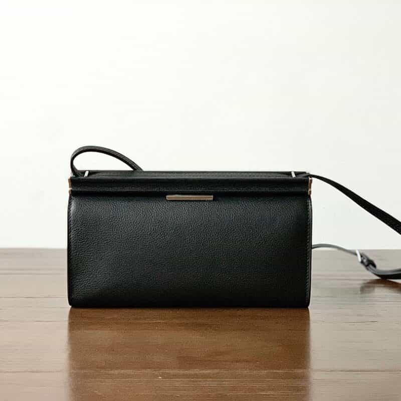 Hermès爱马仕 Clic evercolor 黑色 银扣 全手工