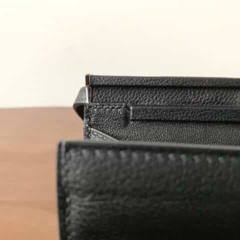 Hermès爱马仕 Clic evercolor 黑色 银扣 全手工