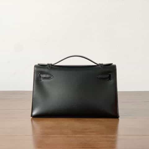 Hermès爱马仕 Kelly 1代 box 黑色黑扣 全手工