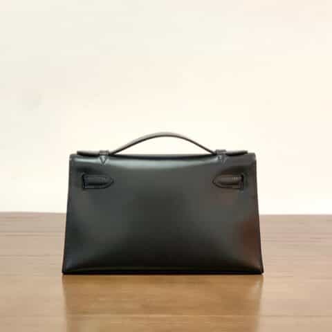 Hermès爱马仕 Kelly 1代 box 黑色金扣 全手工